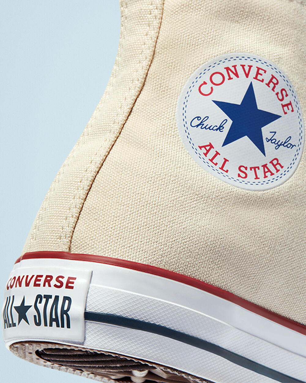 Zapatillas Converse Chuck Taylor All Star Mujer Beige Blancas | Chile-834256