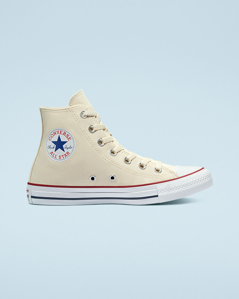 Zapatillas Converse Chuck Taylor All Star Mujer Beige Blancas | Chile-834256