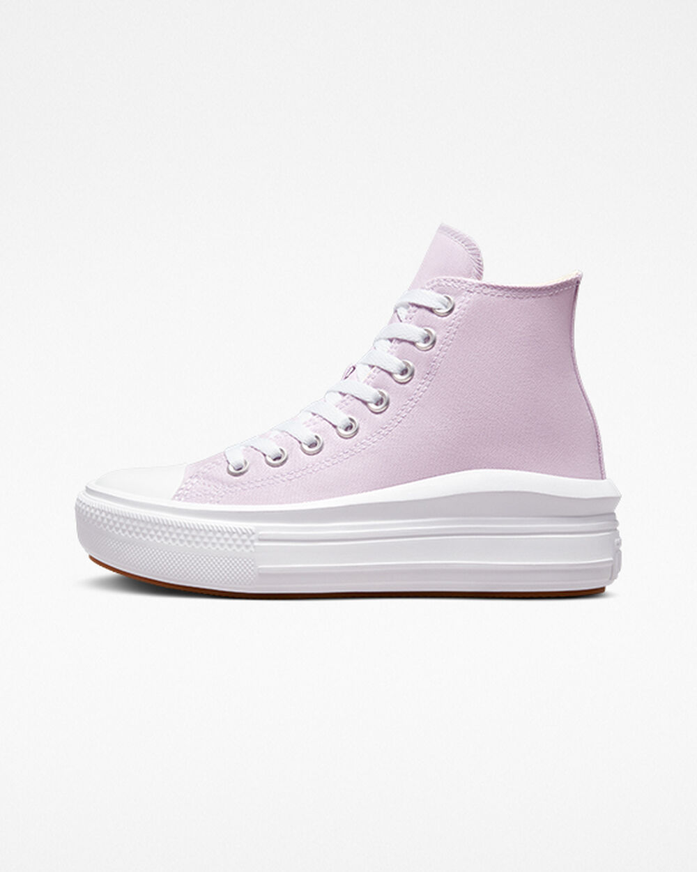 Zapatillas Converse Chuck Taylor All Star Move Mujer Moradas Claro Blancas | Chile-85466