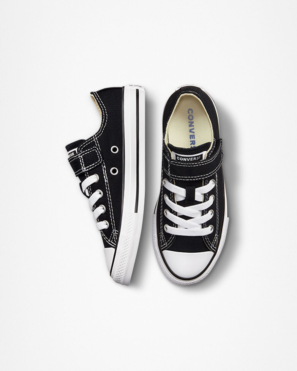 Zapatillas Converse Chuck Taylor All Star Niña Negras Beige Blancas | Chile-862016