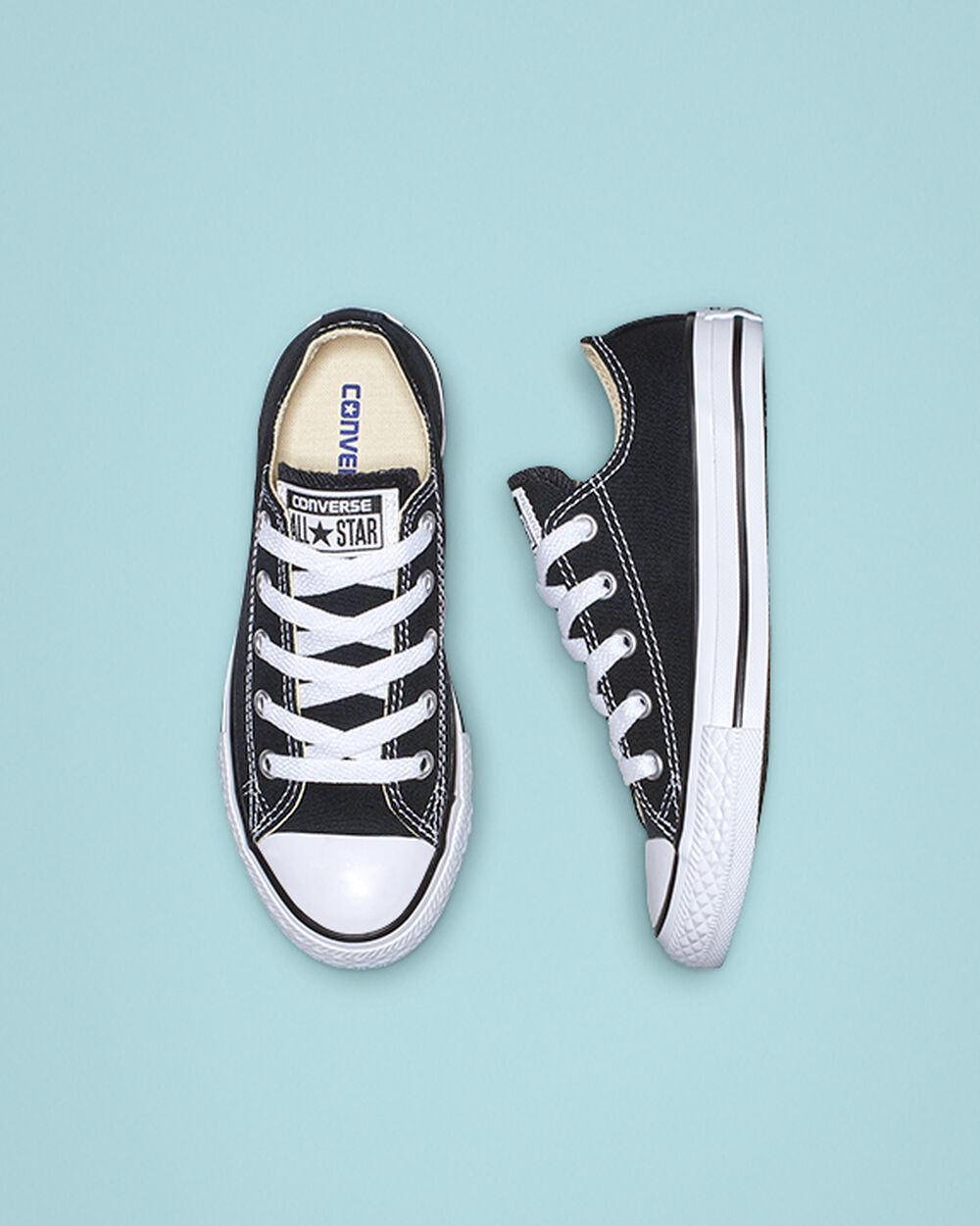 Zapatillas Converse Chuck Taylor All Star Niña Negras | Chile-91246