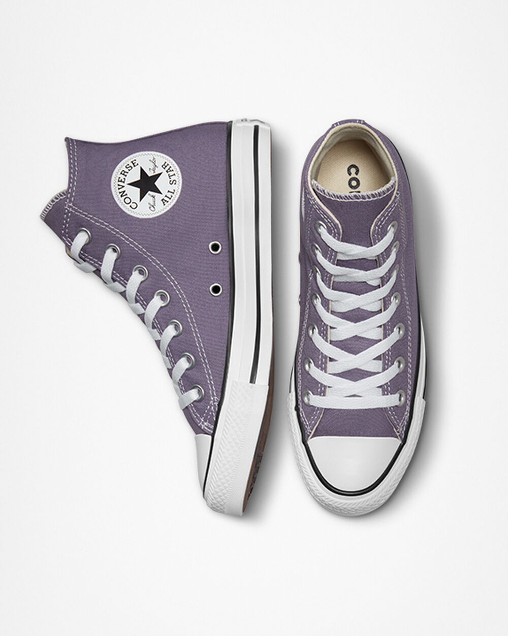 Zapatillas Converse Chuck Taylor All Star Mujer Gris Moradas | Chile-916036