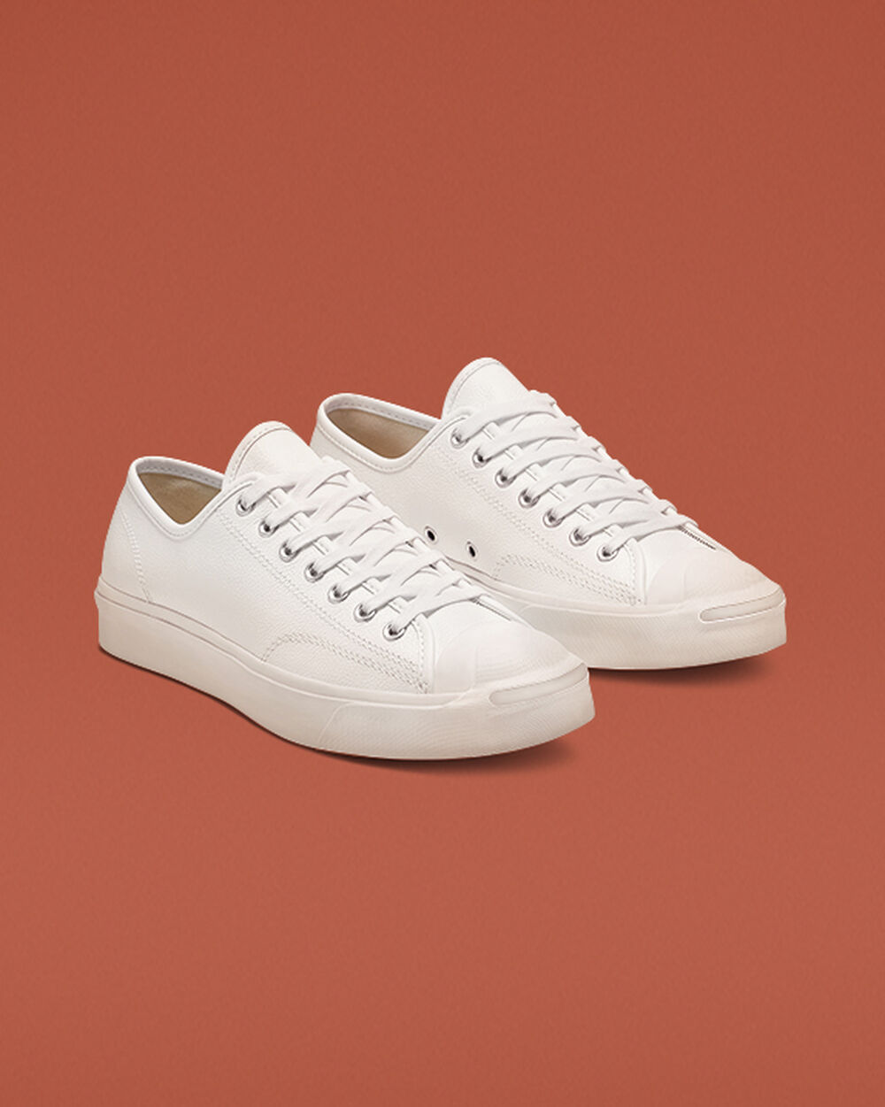 Zapatillas Converse Jack Purcell Hombre Blancas Blancas | Chile-039126