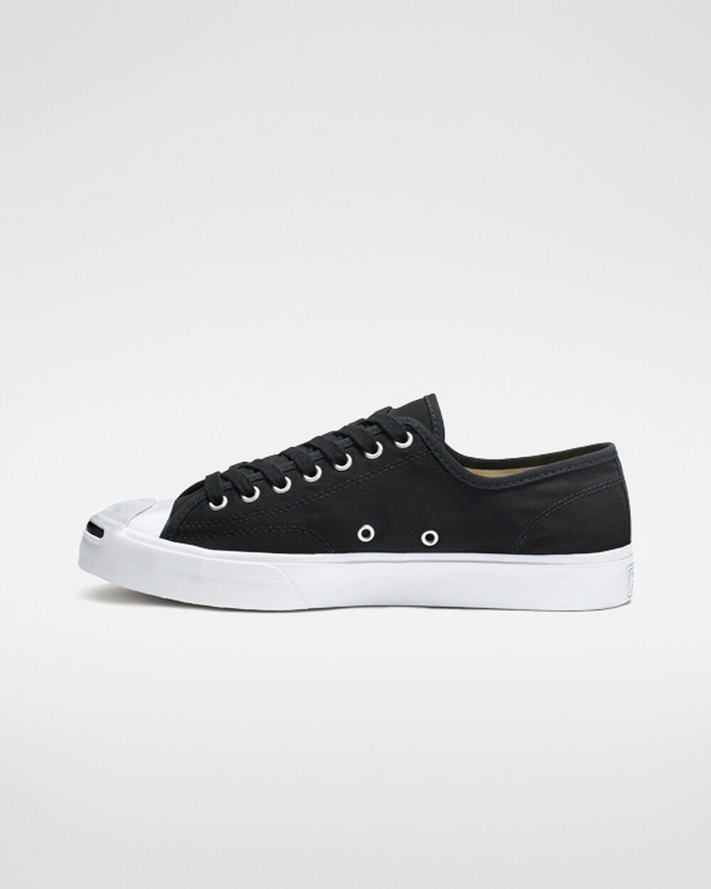 Zapatillas Converse Jack Purcell Hombre Negras Blancas Negras | Chile-906146