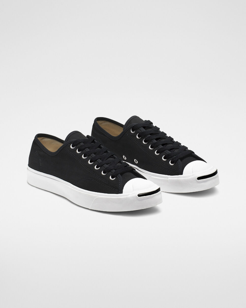 Zapatillas Converse Jack Purcell Hombre Negras Blancas Negras | Chile-906146