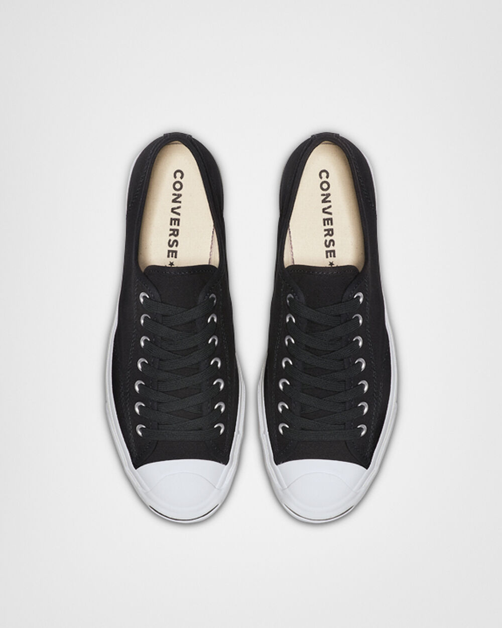 Zapatillas Converse Jack Purcell Hombre Negras Blancas Negras | Chile-906146