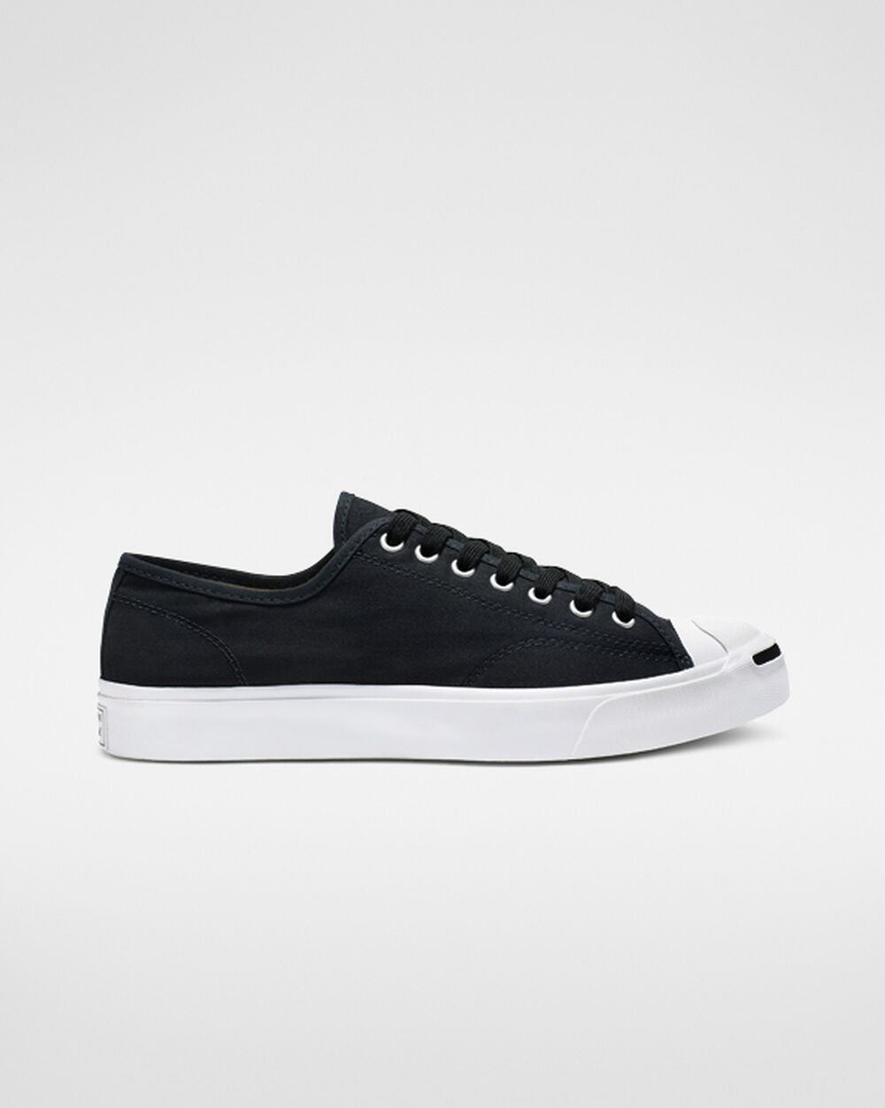 Zapatillas Converse Jack Purcell Hombre Negras Blancas Negras | Chile-906146