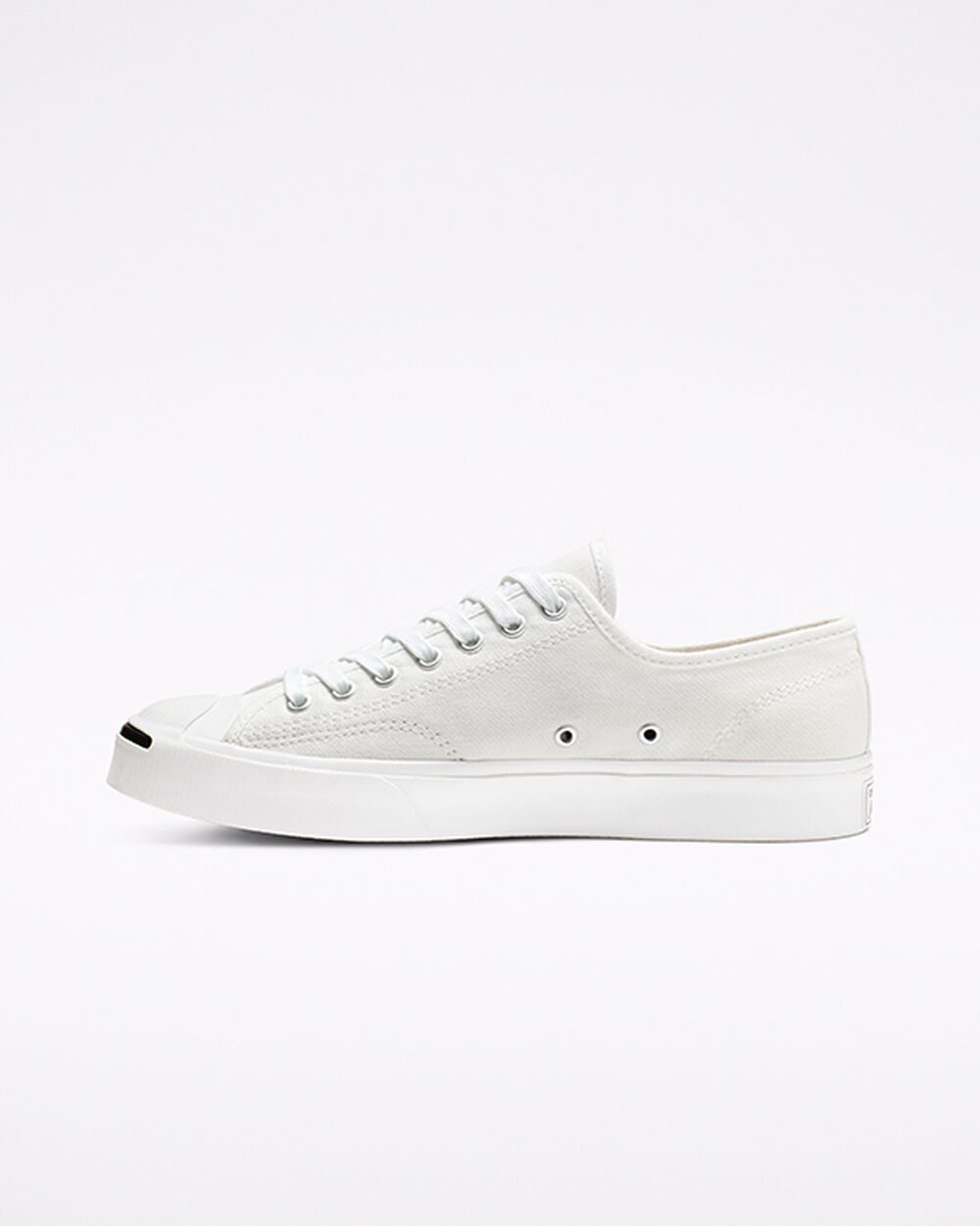 Zapatillas Converse Jack Purcell Mujer Blancas Negras | Chile-835946