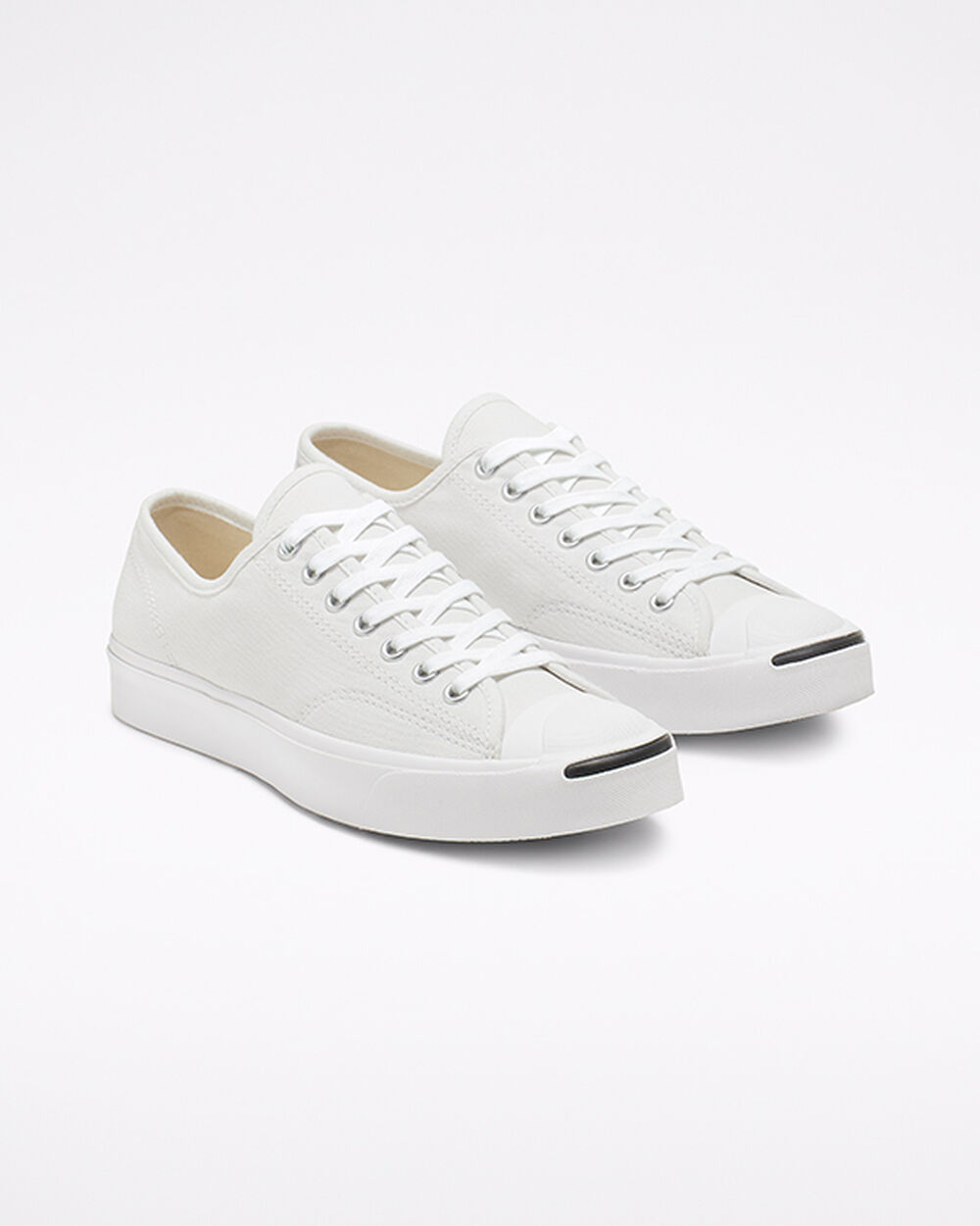 Zapatillas Converse Jack Purcell Mujer Blancas Negras | Chile-835946