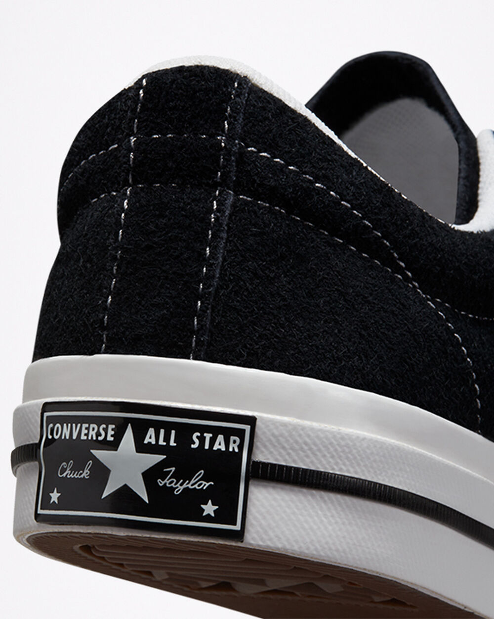 Zapatillas Converse One Star Hombre Negras Blancas | Chile-138726