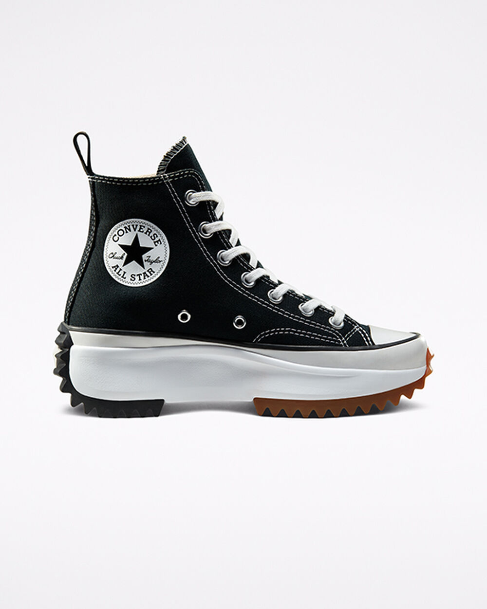 Zapatillas Converse Run Star Hike Hombre Negras Blancas | Chile-196536