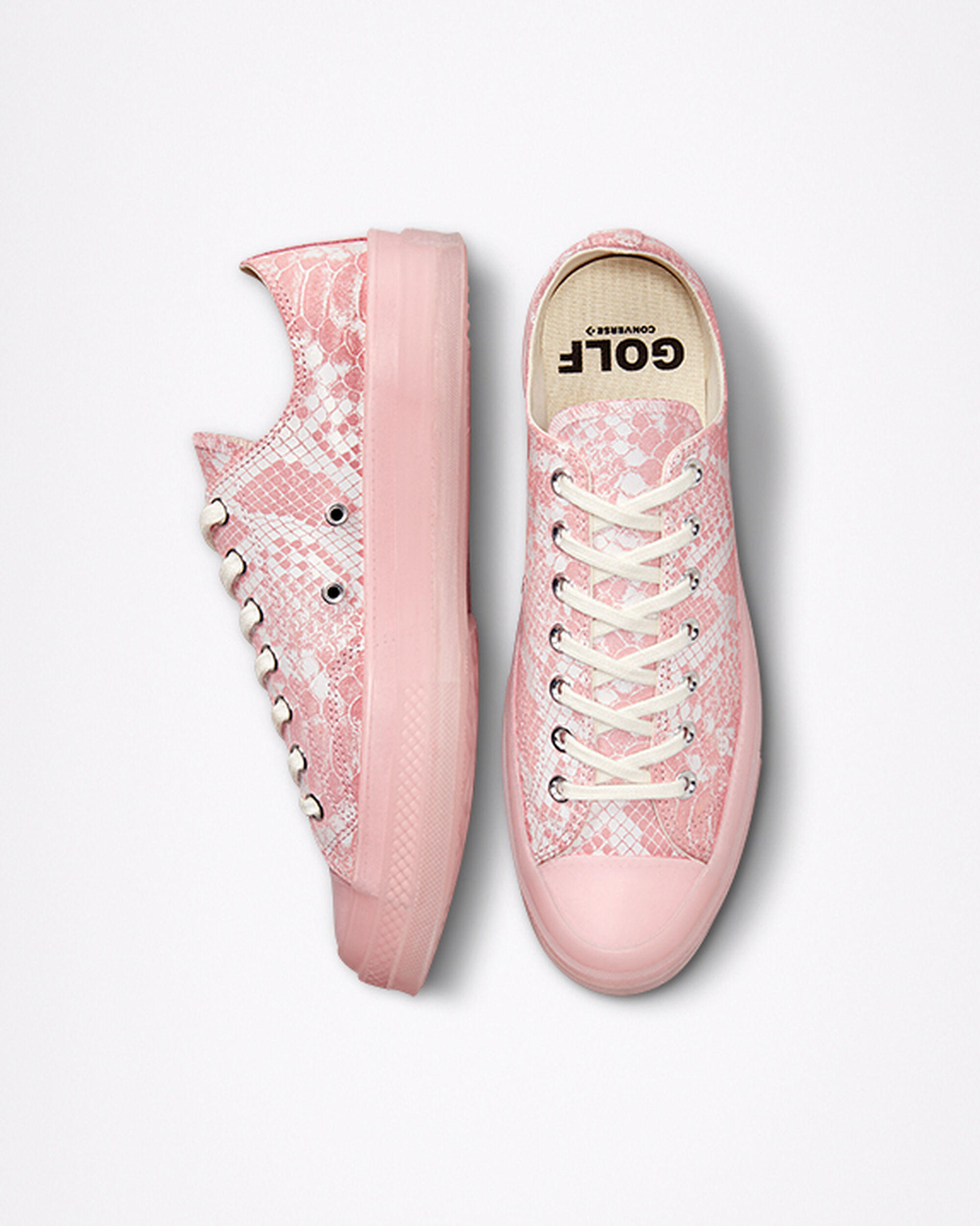 Zapatillas Converse x GOLF WANG Chuck 70 Mujer Rosas Blancas | Chile-581426