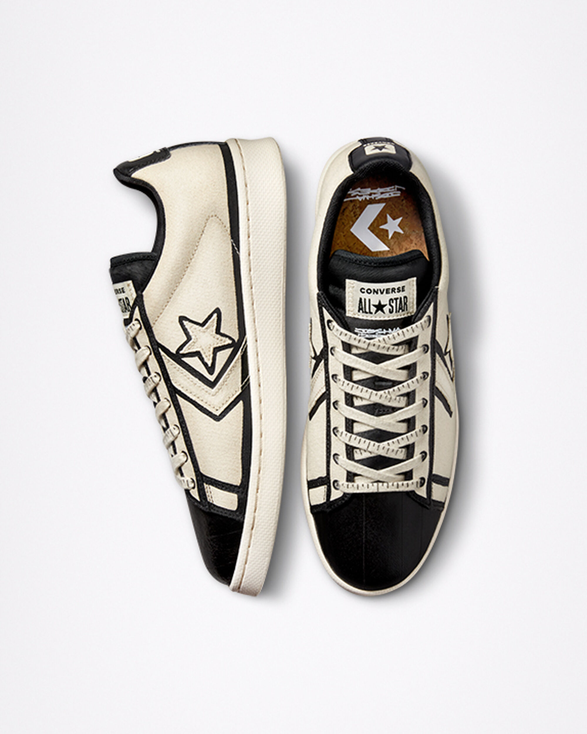 Zapatillas Converse x Joshua Vides Weapon CX Hombre Beige Blancas Negras Blancas | Chile-047126